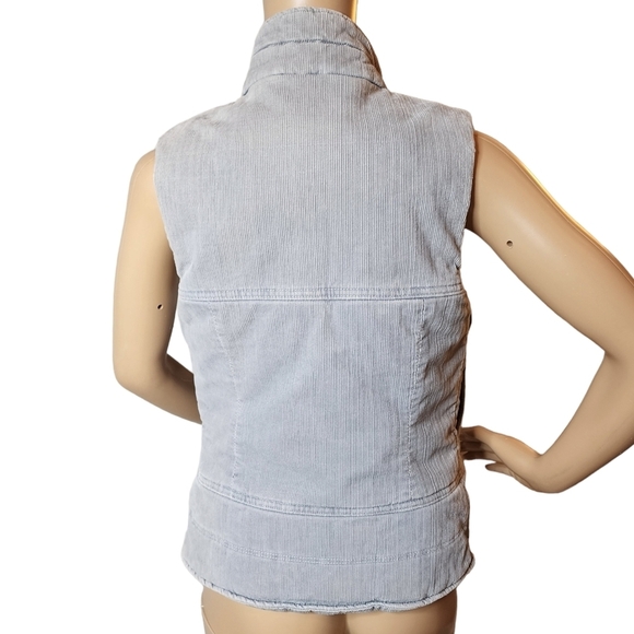 Citizens of Humanity grey corduroy puffer vest.  Women's size 4. - Picture 9 of 16
